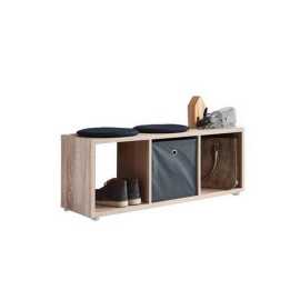 MID.YOU REGÁL NA TOPÁNKY, dub sonoma, 37,5/108,5/33 cm.