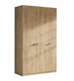 Trojdverová šatníková skriňa cody - dub svetlý.

 

Premyslené členenie ponúkne maximum úložného priestoru.

 

Ovládanie je pohodlné vďaka okrúhlym úchytkám, dvere sa vďaka pneumatickým brzdám pántov zatvárajú ticho a bezpečne.

 

Skriňa je vyrobená z kvalitného lamina odolného proti každodennému používaniu; poteší tiež ľahká údržba - stačí utrieť vlhkou handričkou.

 

Rozmery skrine: 138 × 198 × 56 cm (š × v × h).

 

Ak chcete zjednotiť celú izbu, jednoducho ju skombinujete s ďalšími prvkami z kolekcie Cody, ktoré nájdete nižšie medzi súvisiacimi produktmi.