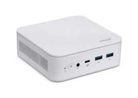 Acer RB102-LNL NUC U5-226V DT.BPLEC.002 Počítač Mini, 1TSSD, W11H.
Copilot+PC

* VESA kit
* Finger Print

Operačný systém: Windows® 11 Home
Procesor: Intel Core Ultra 5 226V (8 jadier - 4P + 4LPE, 8 vlákien, P-core 2,1/4,5 GHz, LPE-core 2,1/3,5 GHz, 8 MB cache)

Pamäť: 16GB DDR5X 8533MT/s
Počet slotov (celkom/voľných): bez slotov (0/0)
Pevný disk: 1024 GB M.2 2280 SSD + (druhý M.2 2280 SSD voľný slot)
Optická mechanika: nie
Grafická karta: Intel Arc 130V
Sieť: 2x LAN 2,5 G
Bezdrôtová komunikácia: WLAN + Bluetooth (WiFi6 + BT 5.2)
Farba: biela

Porty:
* HDMI 2.0
* DP 1.4
* 1x Thunderbolt 4 typ C
* 4x USB 3.2 gen 2 typ A