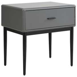 Livetastic NOČNÝ STOLÍK, sivá, 54/55/40 cm.