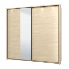 Šatníková skriňa s posuvnými dverami, zrkadlom a osvetlením anita -.

 

Objavte čaro šatníkovej skrine Anita, ktorá sa stane nepostrádateľnou súčasťou vašej spálne.

 

Tento model si možno prispôsobiť podľa individuálnych potrieb, a to napríklad inštaláciou dodatočných políc a zásuviek pre lepšiu organizáciu a prehľadnosť, alebo tiež pridaním spomaľovača posuvných dverí pre plynulé zatváranie.

 

Výhody:


	Posuvné dvere: Ľahké otváranie a zatváranie bez potreby ďalšieho priestoru.
	Zrkadlo: Umiestnené v ľavej prednej časti dverí, opticky zväčšuje priestor a pridáva miestnosti na svetelnosti.
	Rám s osvetlením: Rám skrini dodáva uhladenejší a modernejší vzhľad.
	Dekor svetlého portského duba: Prináša do interiéru pocit tepla a elegancie.
	Možnosť prispôsobenia: Upravte si skriňu podľa svojich potrieb a preferencií.
	Kvalitné materiály a spracovanie: Zaručujú dlhú životnosť a spokojnosť s produktom.


 

Pevnosť a stabilitu konštrukcie zaisťuje lamino o hrúbke 16mm, zadná strana je potom tvorená 3mm sololitom.

 

*ABS hrany = prúžky slúžiace k olepeniu a ochrane hrán nábytkových dosiek
*MDF doska = ľahko opracovateľný drevovláknitý materiál so širokým spektrom možných úprav využívaný napr.

 

Šatníková skriňa Anita je súčasťou rovnomennej kolekcie Anita, čo umožňuje ľahkú kombináciu s ďalšími prvkami tejto rady pre jednotný a harmonický vzhľad vašej spálne.

 

Prineste do svojho domova kúsok elegancie a pohodlia s touto úžasnou šatníkovou skriňou!

 

Rozmery šatníkovej skrine Anita sú 220x217,5x61cm (š, v, h).

 

Ďalšie produkty z kolekcie Anita nájdete nižšie v súvisiacich produktoch.