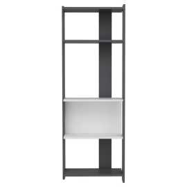 MID.YOU REGÁL, čierna, biela, 58,6/165/26,8 cm.