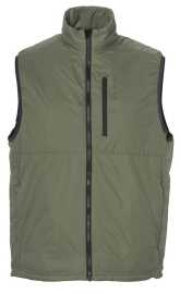 Grundéns vesta forecast insulated vest olivine - xxl.
 Špecifikácia produktu: •100% recyklovaný nylon s odolnou vodeodolnou úpravou (DWR), ktorá zároveň odhodí tekutiny a škvrny •Izolácia PrimaLoft pre dokonalé teplo a pohodlie •Odolné zipsy •Vnútorné prešívanie pre extra teplo •Náprsné a bočné vrecká na zipsy •Dostupná v zelenej, modrej aj čiernej farbe