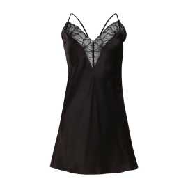 Dámska nočná košeľa Calvin Klein čierna (QS7507 UB1) S.
Dopraj si chvíle absolútneho pohodlia a ženskej zmyselnosti s dámskou nočnou košeľou Calvin Klein z čistého hodvábu.
Prémiový materiál, ktorý si zamilujete
Nočná košieľka Calvin Klein je vyrobená zo 100 % hodvábu – materiálu, ktorý je synonymom luxusu, jemnosti a hebkosti.
Zmyslný dizajn s rafinovanými detailmi
Zvodná košieľka v klasickej čiernej farbe zaujme na prvý pohľad svojím hlbokým výstrihom a jemnou čipkou, ktorá elegantne zvýrazňuje dekolt aj boky.
Prečo by vám táto košieľka nemala chýbať

Luxusné 100% hodváb pre maximálny komfort, ideálne na spanie, relaxáciu aj romantické chvíle.
Elegantný strih zdôrazňujúci ženské krivky s rafinovanými čipkovanými detailmi pre zmyselný vzhľad.
Prémiová kvalita obľúbenej značky Calvin Klein.

Spodnú bielizeň Calvin Klein milujú ľudia po celom svete
Výnimočná spodná bielizeň Calvin Klein patrí medzi stálicu módneho priemyslu.
Ako sa starať o nočnú košieľku Calvin Klein
Aby ti tvoje obľúbené prádlo vydržalo dlho v perfektnom stave, odporúčame dodržiavať nasledujúce pokyny.

Pranie: Hodváb je delikátny materiál, preto odporúčame ručné pranie v studenej vode s jemným pracím prostriedkom určeným pre hodváb.
Sušenie: Nikdy nesuš v sušičke.
Žehlenie: Pokiaľ je potrebné, žehliť môžeš na najnižší stupeň určený pre hodváb.

Tip: Tvoje obľúbené spodné prádlo si zaslúži jemné zaobchádzanie.