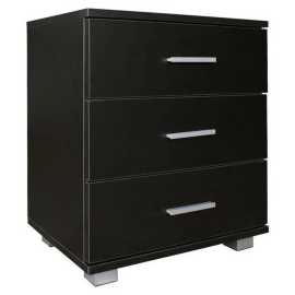 MID.YOU NOČNÝ STOLÍK, čierna, 45/54/34 cm.