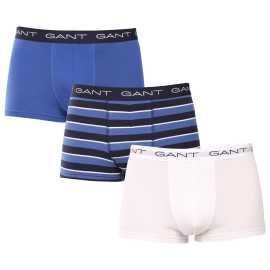 3PACK Herren Klassische Boxershorts Gant mehrfarbig (902533023-407) 3XL.
Setzen Sie auf Komfort und einen zeitlosen Look mit den Herren-Boxershorts von GANT in einer zeitlosen Farbkombination.
Hochwertiges Material für täglichen Komfort
Die Boxershorts sind aus einer hochwertigen Baumwoll-Elastan-Mischung gefertigt.
Modernes Design für die Arbeit und das Date am Abend
Das schlichte Design wird durch einen Bund mit dem GANT-Logo ergänzt, der weich ist und nicht drückt.
Warum Sie unbedingt GANT Boxershorts ausprobieren sollten

Hochwertiges Material und bequeme Passform: Weiche Baumwolle mit Elastan sorgt für Komfort und eine gute Passform.
Elegantes, minimalistisches Design: Das klassische Farbschema und der Logogummi wirken elegant und modern.
Vielseitig einsetzbar: Ideal für Alltag, Arbeit, Sport und Freizeit.

GANT Unterwäsche für stilvolle Männer
Seit 1949 ist die Marke GANT ein Synonym für präzise Verarbeitung und hochwertige Materialien.
Pflegehinweise für GANT Herren-Boxershorts
Damit Ihre Wäsche lange in gutem Zustand bleibt, empfehlen wir die folgenden Tipps.

Waschen: Der Stift hat eine Höchsttemperatur von 40 °C.
Trocknen: Sie können Ihre Boxershorts im Wäschetrockner trocknen - wir empfehlen, das Schonprogramm auf eine niedrigere Temperatur einzustellen.
Bügeln: Falls erforderlich, können Sie sie bei niedriger Temperatur bügeln, am besten von innen nach außen.

Tip: Es kann schwierig sein, die richtige Unterwäsche zu finden, die perfekt sitzt.