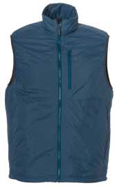 Grundéns vesta forecast insulated vest poseidon - xl.
 Špecifikácia produktu: •100% recyklovaný nylon s odolnou vodeodolnou úpravou (DWR), ktorá zároveň odhodí tekutiny a škvrny •Izolácia PrimaLoft pre dokonalé teplo a pohodlie •Odolné zipsy •Vnútorné prešívanie pre extra teplo •Náprsné a bočné vrecká na zipsy •Dostupná v zelenej, modrej aj čiernej farbe