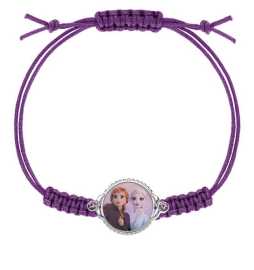 Disney Pôvabný textilný náramok Anna a Elsa Frozen BS00003SRAL.