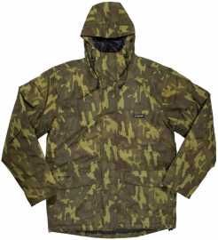 Sonik bunda heavy weight padded jacket camo - m.
 Vlastnosti: • Vodeodolná a priedušná • Vodný stĺpec: 5000 mm • Priedušnosť: 5000 g/m2 • Plne podlepené švy • Zvýšený golier pre maximálnu ochranu • Pogumované logo Sonik • Nastaviteľná kapucňa • Vonkajší materiál: 100% nylon / 230T taslon
