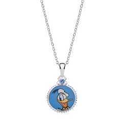 Disney Strieborný náhrdelník Donald Duck CS00027SRJL-P.CS (retiazka, prívesok).