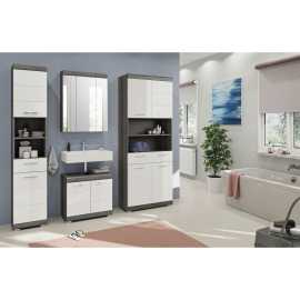 MID.YOU KÚPEĽŇA biela s vysokým leskom.