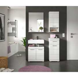 MID.YOU KÚPEĽŇA biela s vysokým leskom.