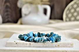 náramok sekaný APATIT- Komunikácia, Vitalita, Výváženie Jin a Jang, Kundalíny, Očista od Negativity - M-17cm Afirmácia: Moje telo si zaslúži lásku, podporu a rešpekt. 

Apatit – Otvorenosť novým ideám a ich praktické využitie, podporuje samostatnosť.  Pomáha nám v regenerácií a obnove buniek, zrastenie zlomenín.