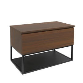 Kúpeľňová skrinka s krycou doskou SAT B-Way 99x57x45 cm orech mat BWAY100NUTDF.