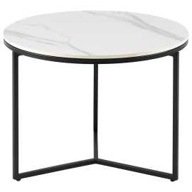 Livetastic PRÍRUČNÝ STOLÍK, čierna, biela.