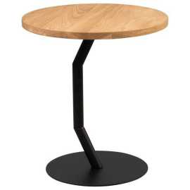 PRÍRUČNÝ STOLÍK, divoký dub, čierna, divoký dub.