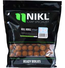 Nikl hotové boilie kill krill atrakt - 3 kg 24 mm.