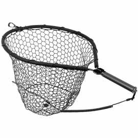 Fencl muškársky podberák king xl karbón so silikónovou sieťou magnetický držiak a poistné lanko plávajúci 57x47 cm.
 •Otočný magnet o 90 stupňov, ktorý slúži na komfortné odňatie v momente záberu za rukoväť.
 Podberáková hlava 
 •Čierny, elegantný rám krásne dopĺňa vzhľad celého podberáka.
 Karbón rukoväť podberáka 
 •Dodáva rukoväte moderný minimalistický dizajn.
 Kovový stred a univerzálny rybársky závit 
 •Kovový stred podberáka a mosadzný univerzálny rybársky závit, ktorý je kompatibilný so všetkými podberákovými tyčami.
   
 Rozmery: •Typ siete: Silikónová •Rozmer rámu: 57x47 cm •Hĺbka siete: 40 cm