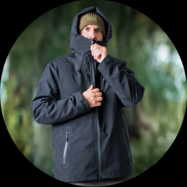 One more cast bunda splash camo knight waterproof jacket - xl.