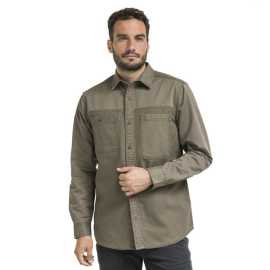Bushman Our Ujarak men's shirt, khaki XL.
 A shirt that's ready to go with you to work and the wilderness.
 
 Weight: 300-340 g/m²
 
 GPSR here.