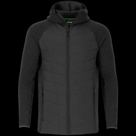 Korda bunda hybrid jacket charcoal - xl.
 Časť trupu v štýle puffer nielen udrží vaše telo v teple, ale je tiež neuveriteľne pohodlná na nosenie a nebude vás obmedzovať v pohybe vďaka hi-tech materiálom použitým na jej výrobu.
 Stredná časť je tiež vetruvzdorná, tak aby vás udržala v teple pri akýchkoľvek poveternostných podmienkach.
 Priliehavá fleecová kapucňa a vysoký zips je možné zapnúť až ku krku, tak aby sa do bundy nedostal studený vzduch.
 Hybridná bunda je k dispozícii v olivovo zelenej alebo šedej farbe a vo veľkostiach od S po XXXL.
 Kľúčové vlastnosti: •Spojenie Polar Fleece a Puffer Jacket •Kompletná všestranná bunda •Ideálne pre nahadzovanie a kŕmenie raketou v chladných podmienkach •Mimoriadne pohodlná a teplá •Minimálne obmedzenie pohybu •Priliehavá fleecová kapucňa a vysoký zips ku krku •Vrecká podšité fleecom •Vysoko kvalitné zipsy •Dostupné v olivovo zelenej, alebo šedej farbe
