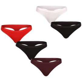 5PACK dámske tangá Calvin Klein viacfarebná (QD5359-31Y) M.
Dodajte svojmu šatníku nádych luxusu a exkluzivity s dámskymi tangami Calvin Klein.
Prvotriedny materiál pre celodenné pohodlie
Tanga Calvin Klein sú vyrobené z kvalitnej zmesi bavlny a umelého hodvábu, ktorá ponúka mäkkosť, priedušnosť a celodenné pohodlie na pokožke.
Elegantný dizajn a praktický strih
Jednoduché línie zaručujú, že tangá Calvin Klein sa budú dokonale hodiť ku každému oblečeniu.
Prečo si zaobstarať tangá Calvin Klein?

Prvotriedny materiál pre maximálne pohodlie a dokonalý strih.


Nadčasový dizajn s ikonickou tkanou gumou.


Skvelá voľba na každodenné nosenie, šport a špeciálne príležitosti.

Spodnú bielizeň Calvin Klein milujú ľudia na celom svete
Výnimočná spodná bielizeň Calvin Klein patrí k stáliciam módneho priemyslu.
Ako sa starať o tangá Calvin Klein
Na zachovanie kvality a pohodlia postupujte podľa týchto jednoduchých krokov:

Pranie: Per na maximálnu teplotu 30 °C.


Sušenie: Tangá môžeš sušiť v sušičke na nízku teplotu, prípadne na vzduchu mimo priameho slnečného žiarenia, aby čierna farba zostala intenzívna.


Žehlenie: Žehlenie nie je nutné, čo ti ušetrí čas.

Tip: Hľadanie obľúbenej spodnej bielizne môže byť beh na dlhé trate, preto chceme, aby vám obľúbené kúsky dlho vydržali.