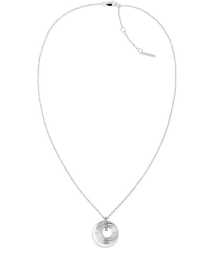 Calvin Klein Luxusný náhrdelník z ocele s kryštálmi 35000157.
