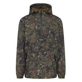 Trakker bunda techpro camo smock - xxxl.
 Vlastnosti produktu: •vyrobené z vysoko vodeodolnej látky s vodným stĺpcom 5 000 mm •plne podlepené švy pre maximálnu vodeodolnosť •vodotesné zipsy zabraňujú vniknutiu vody •skrytá ventilácia v podpazuší, ktorá pomáha regulovať telesnú teplotu •výrazný, maskovací vzor Trakker •nastaviteľná kapucňa a lem pre dodatočný tepelný komfort •bundu je možné ľahko zbaliť do minimálnych rozmerov 
 Technické parametre: •Veľkosti S – XXXL •Materiál: 100% polyester