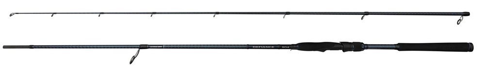 Savage gear prút defiance sg4 inshore 2,36 m 15-65 g xf 2-diel.
 Špecifikácia: •Špeciálna tvarovaná EVA rukoväť •Nerezová Fuji O očká •Uhlíková technológia 2x Wrap •Technológia Reset Accelerator pre extrémne rýchlu akciu blanku •Taška na prút pripravený na rybolov •Japonské uhlíkové blanky Torayca.