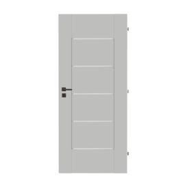Naturel Aura interiérové dvere ľavé 60 cm sivá matná AURASM60L.