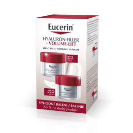 Eucerin HYALURON-FILLER + VOLUME-LIFT Denný krém pre normálnu a zmiešanú pleť + Nočný krém.