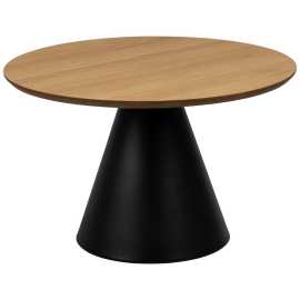 MID.YOU KONFERENČNÝ STOLÍK, prírodná farba, drevo, kov, 65/43/65 cm.