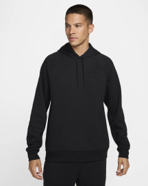 Nike Primary Fleece Mens Dri-FIT UV Pullover Performance Hoodie S. Váš štít proti slnku a potu S mikinou Nike Primary Dri-FIT UV Hoodie získate spoločníka , ktorý vás udrží v suchu a pohodlí bez ohľadu na počasie. Ľahká pletenina s vetracími otvormi pre kvalitné vetranie a technológiou Dri-FIT aktívne odvádza pot, aby sa rýchlo odparoval. Raglánové vsadky a bočné panely zabezpečujú voľnosť pohybu, zatiaľ čo rovný strih je pohodlný a funkčný. Kapucňa vás ochráni pred tieňom, zatiaľ čo UV filter pomáha počas tréningov na priamom slnku. Praktické bočné vrecko na zips je dostatočne veľké na kľúče, peňaženku alebo telefón. Výhody  Technológia Dri-FIT - aktívne odvádza pot pre dlhotrvajúci komfort. Ventilačné otvory (očká) - zlepšujú cirkuláciu vzduchu. Klinové vložky a bočné panely - umožňujú voľnosť pohybu. Ochrana proti UV žiareniu - chráni pokožku v zakrytých oblastiach. Vrecko na zips na boku - bezpečné miesto na drobnosti. Ploché švy, rebrované lemy - zvýšená odolnosť a pohodlie.   Skvelá voľba na tréning a voľný čas - pohodlné, praktické a pripravené na všetko.Technológia Dri-FIT. Inovatívna polyesterová tkanina navrhnutá tak, aby vás udržala v suchu a vy ste mohli dlhšie naplno športovať. Jedinečná, vysoko funkčná konštrukcia z mikrovlákna Dri-FIT podporuje prirodzený chladiaci systém tela tým, že odvádza pot a rozvádza ho po povrchu oblečenia, aby sa rýchlo odparoval. Oblečenie Dri-FIT funguje najlepšie ako základná vrstva alebo pri samostatnom nosení - priamy kontakt s telom vás udrží v suchu. Materiál Dri-FIT sa tiež dokáže vysporiadať s potom počas celej životnosti odevu  .