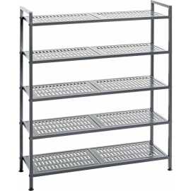 REGÁL NA TOPÁNKY, antracitová, 73/90/25 cm.