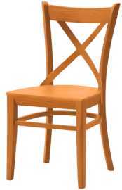 MI-KO Jedálenská stolička A010-P MASIV, morenie jelša.