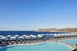 Grécko Mykonos Myconian Imperial Resort 12 dňový pobyt Raňajky Letecky Letisko: Viedeň August 2026 (30/08/26-10/09/26)