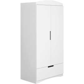 MID.YOU DETSKÁ ŠATNÍKOVÁ SKRIŇA, biela, 90/183,5/52 cm.