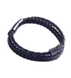 Marc Malone Pánsky dvojitý náramok pre mužov MCGB5051 22 cm.