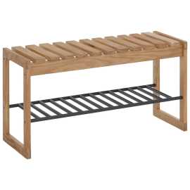 LAVICA DO PREDSIENE, čierna, farba duba, dub, 88/45/30 cm.