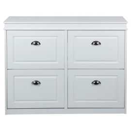 Landscape VÝKLOPNÁ SKRINKA NA TOPÁNKY, biela, 105/82/24 cm.