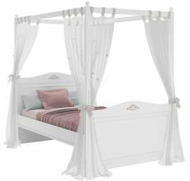 Posteľ 120x200cm s nebesami ballerina - biela.

 

Krásna biela rustikálna posteľ, dievčenská izba vyložene rozžiari svojou čistotou, nežnosťou a prepracovanými detailmi.

 

Súčasťou postele je konštrukcia a textilné nebesá vďaka ktorým vytvoríte Vašemu dievčatku naozajstné kráľovstvo.

 

Rozmery postele 120x200cm s nebesami Ballerina sú 126x122x209cm (š, v, h).

 

Všetky produkty z kolekcie Ballerina nájdete nižšie v súvisiacich produktoch.