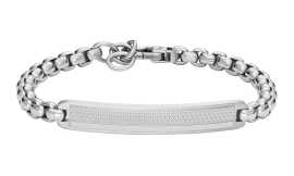 Fossil Výrazný pánsky náramok z ocele Knox JF04767040.