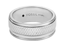 Fossil Pánsky oceľový prsteň Knox JF04768040 63 mm.