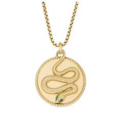 Fossil Elegantný pozlátený náhrdelník Lunar New Year JF04827710.