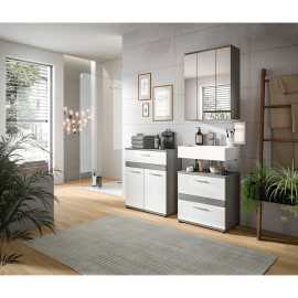 MID.YOU KÚPEĽŇA biela s vysokým leskom.