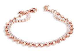 Rosato Slušivý dvojitý bronzový náramok Storie RZB020.