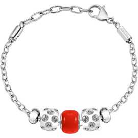 Morellato Slušivý oceľový náramok s kryštálmi Drops SCZ1129.