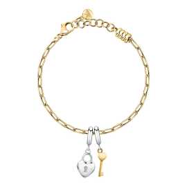 Morellato Štýlový pozlátený náramok s príveskami Drops SCZ1376.