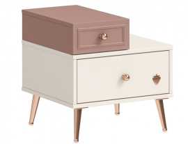 Nočný stolík beauty - béžová/ružová.

 

Hneď na prvý pohľad zaujme nočný stolík Beauty svojim netradičným vzhľadom.

 

Rozmery nočného stolíka Beauty sú 47x48x44cm (š, v, h).

 

Všetky produkty z kolekcie Beauty nájdete nižšie v súvisiacich produktoch.
