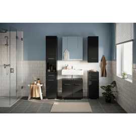 MID.YOU KÚPEĽŇA čierna s vysokým leskom.